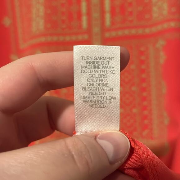 Charming Charlie Short Sleeve Coral Top - Picture 9 of 9